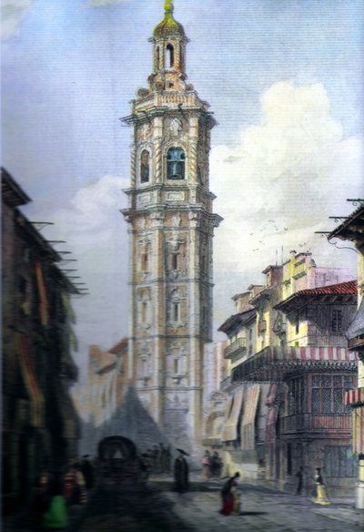 The Tower of Santa Catalina by Adolphe Rouargue